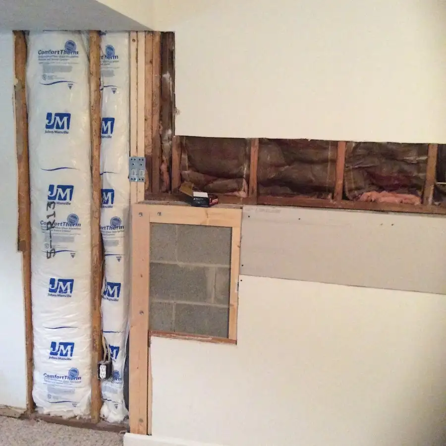 Wall insulation replacement during Odor Removal & Deodorization in Ada